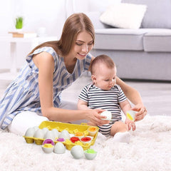Matching Eggs 12Pieces DF12 - Colorland Toys