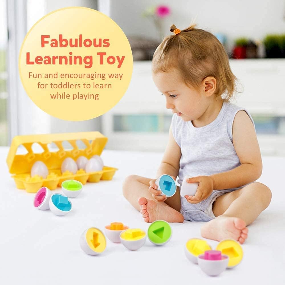 Matching Eggs 12Pieces DF12 - Colorland Toys