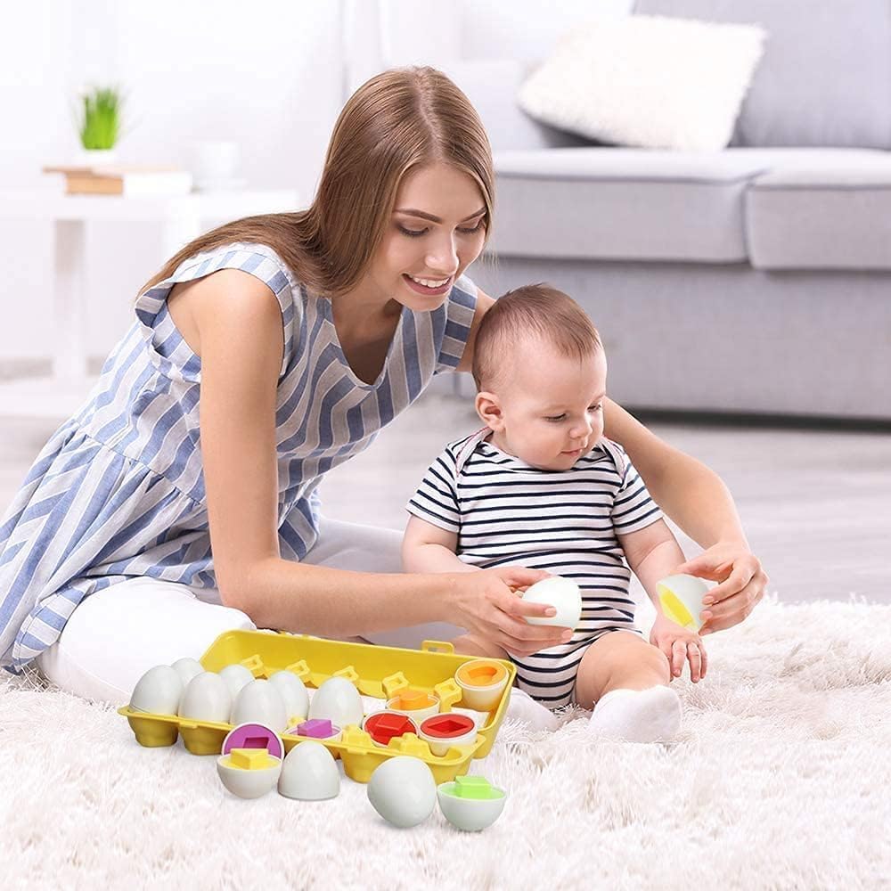 Matching Eggs 12Pieces DF12 - Colorland Toys