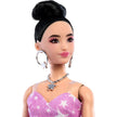 Mattel Barbie Deluxe Style Black Hair Bun Doll - JJN71