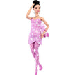 Mattel Barbie Deluxe Style Black Hair Bun Doll - JJN71