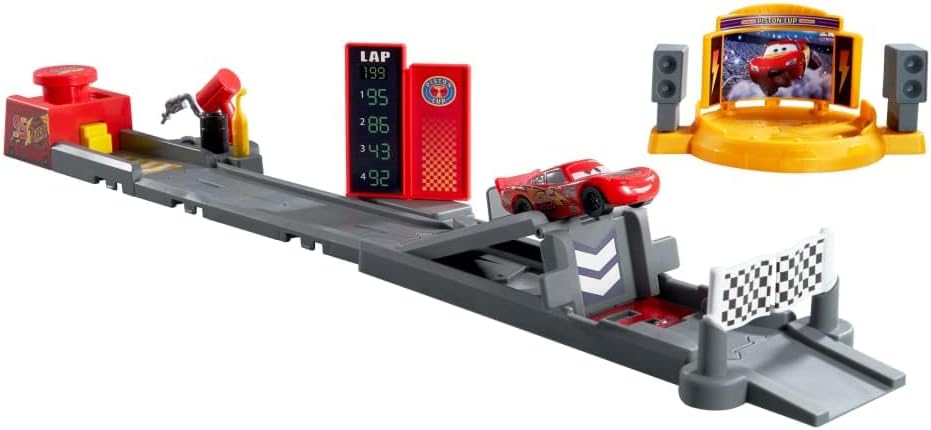 Mattel Disney Pixar Cars Piston Cup Jump & Stunt Runway Playset — image 4