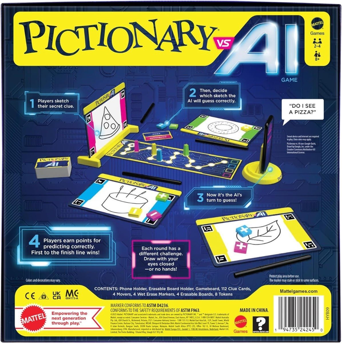 Mattel Games Pictionary Vs AI UK - Colorland Toys