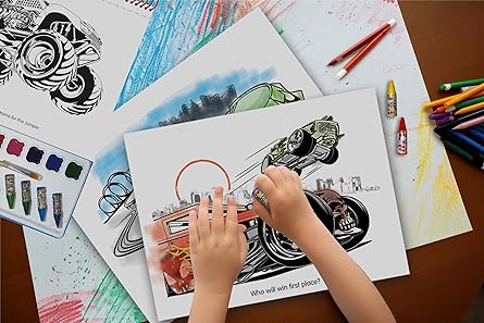 Mattel Hot Wheels Deluxe Poster Paint & Color 2764334206 — image 2