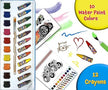 Mattel Hot Wheels Deluxe Poster Paint & Color 2764334206