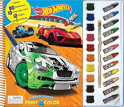Mattel Hot Wheels Deluxe Poster Paint & Color 2764334206 — image 1