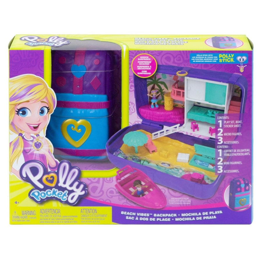 Mattel Polly Pocket Beach Vibes Backpack FRY39 — image 3