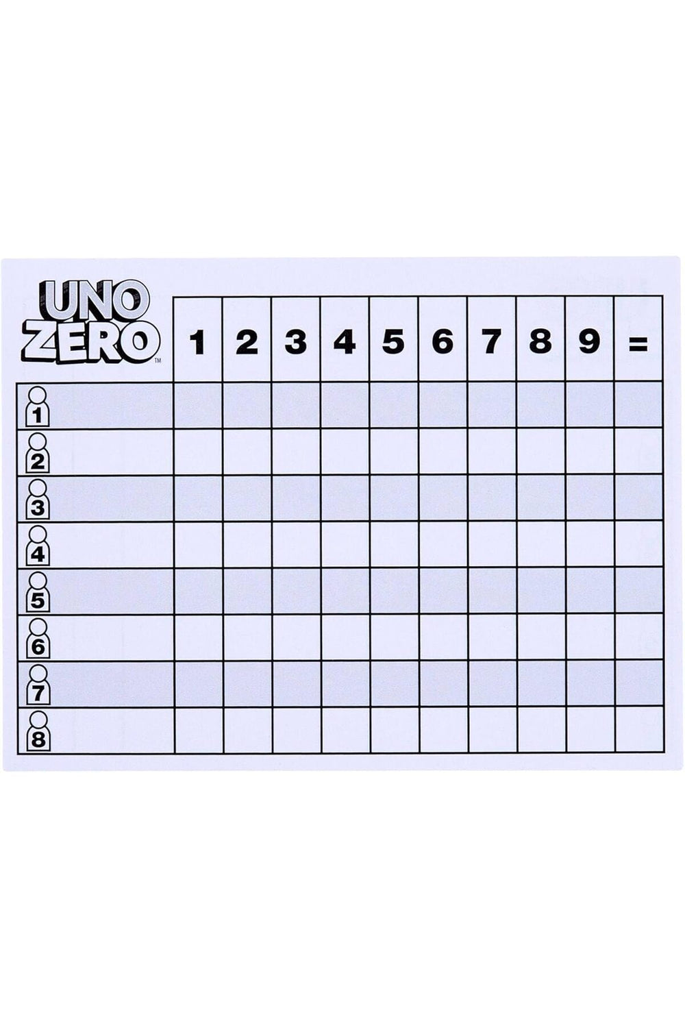 Mattel UNO Zero Card Game for Ages 7+ - Colorland Toys