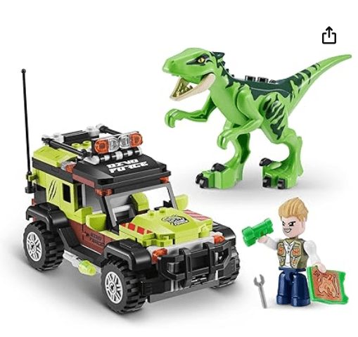Max Build More Dino Adventure T-Rex Attack 233 Pieces — image 3