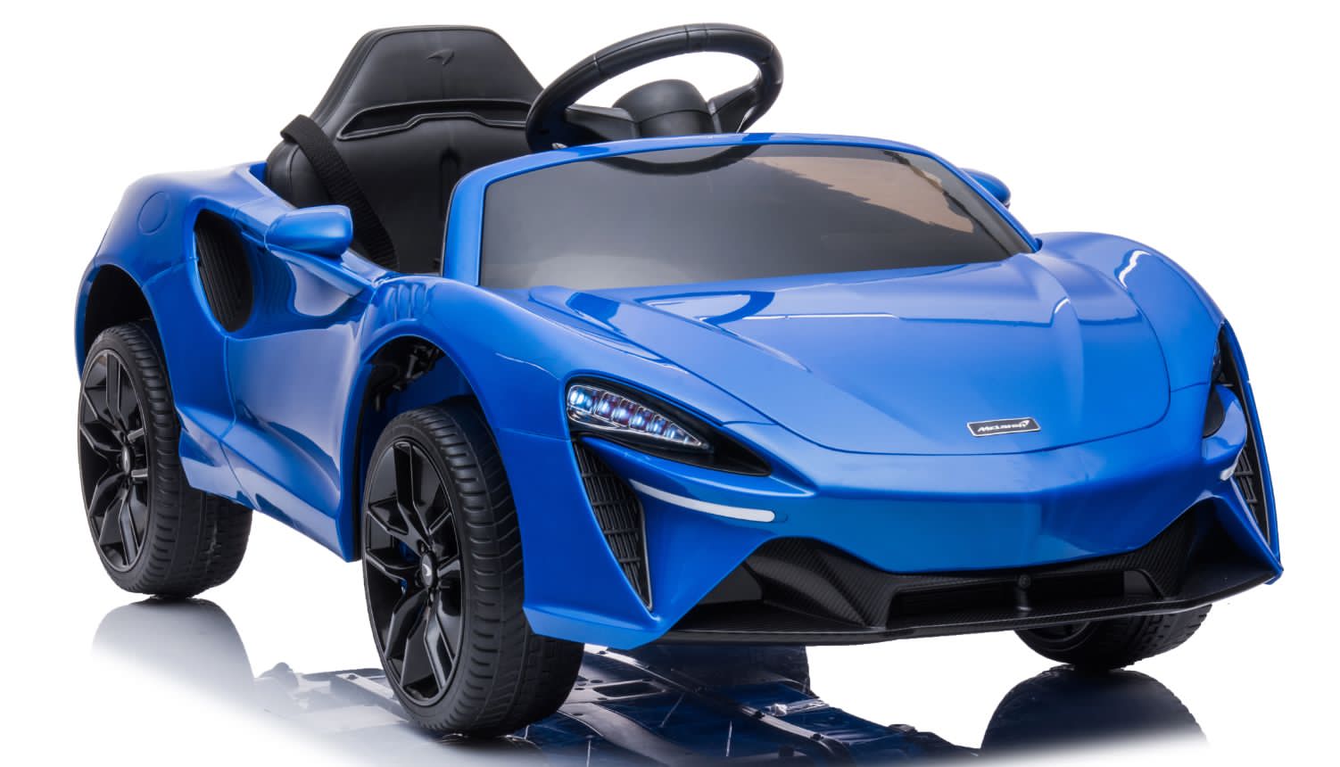 Mclaren Artura Car Leather Seat 12V/2M Dark Blue JL211 - Colorland Toys