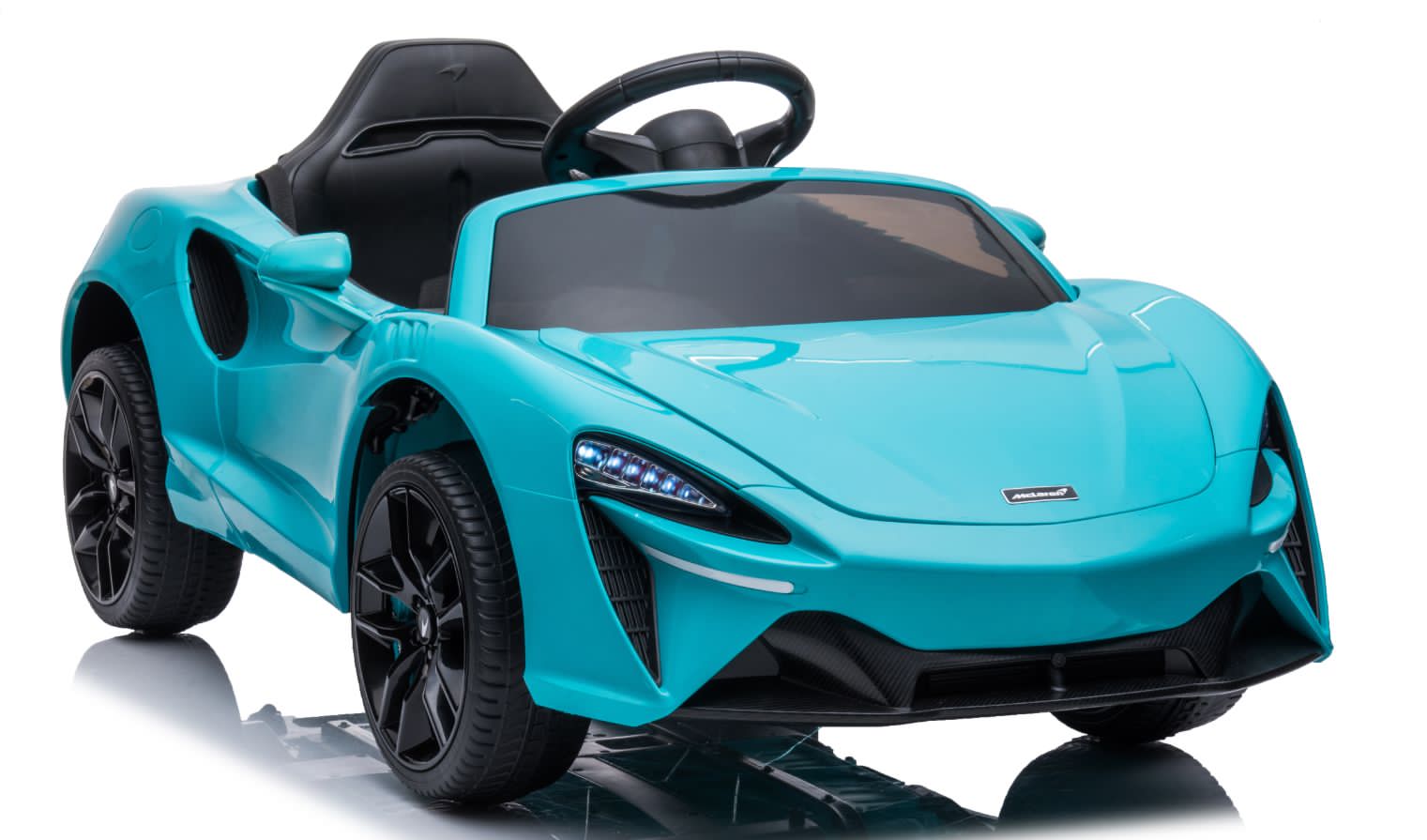 Mclaren Artura Car Leather Seat 12V/2M Light Blue JL211 - Colorland Toys