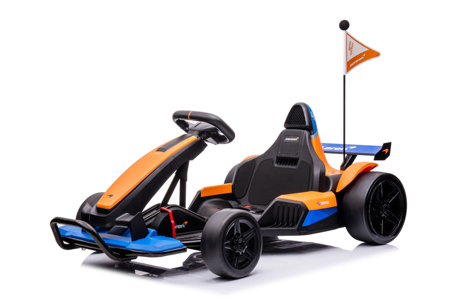 Mclaren Drift Electric Go Kart Black/Orange BDM0930 — image 5