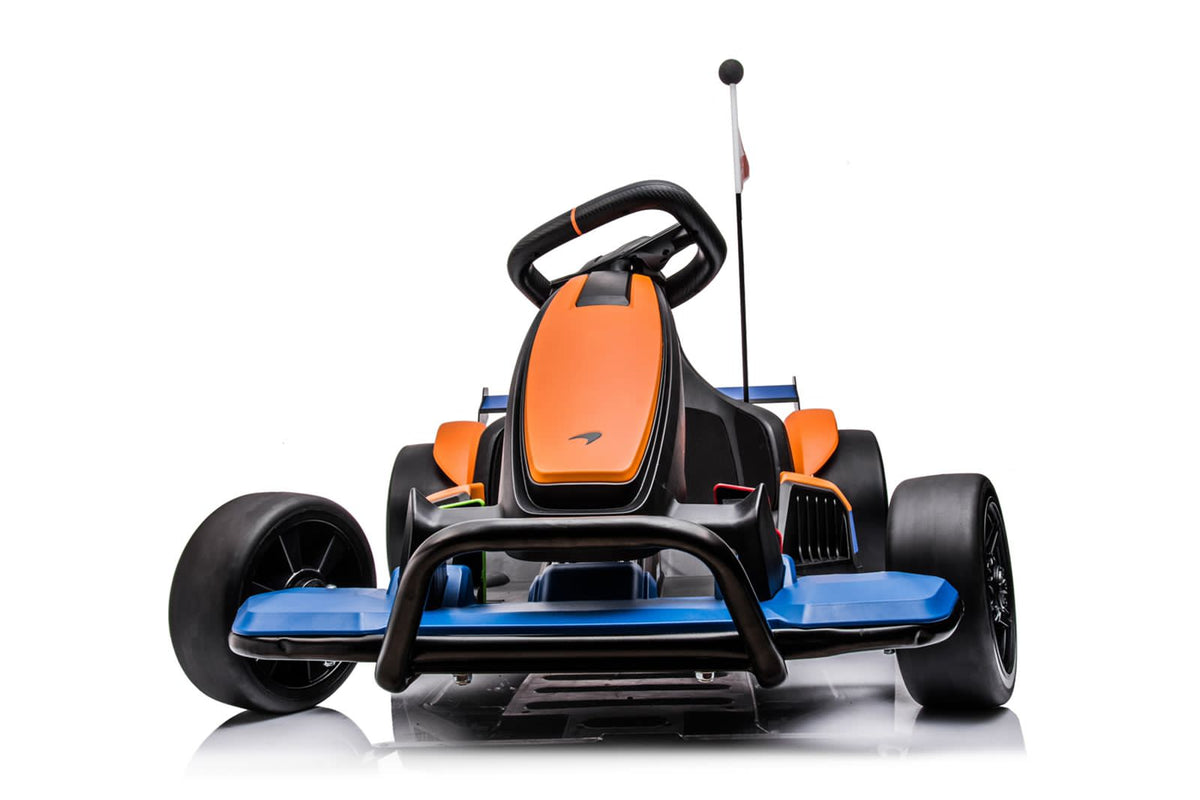 Mclaren Drift Electric Go Kart Black/Orange BDM0930 — image 6