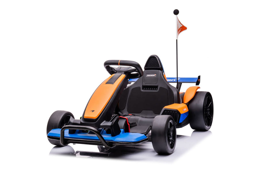 Mclaren Drift Electric Go Kart Black/Orange BDM0930 — image 1