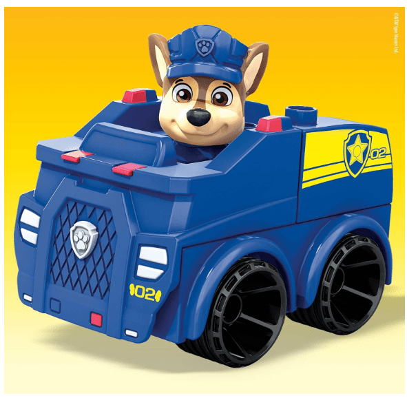 Mega Bloks Paw Patrol Chase's Patrol Car HDJ33 - Colorland Toys