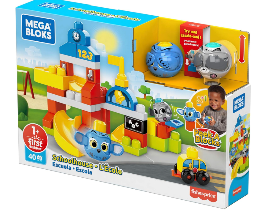 Mega Bloks Peek A Blocks Schoolhouse GRJ19 — image 1