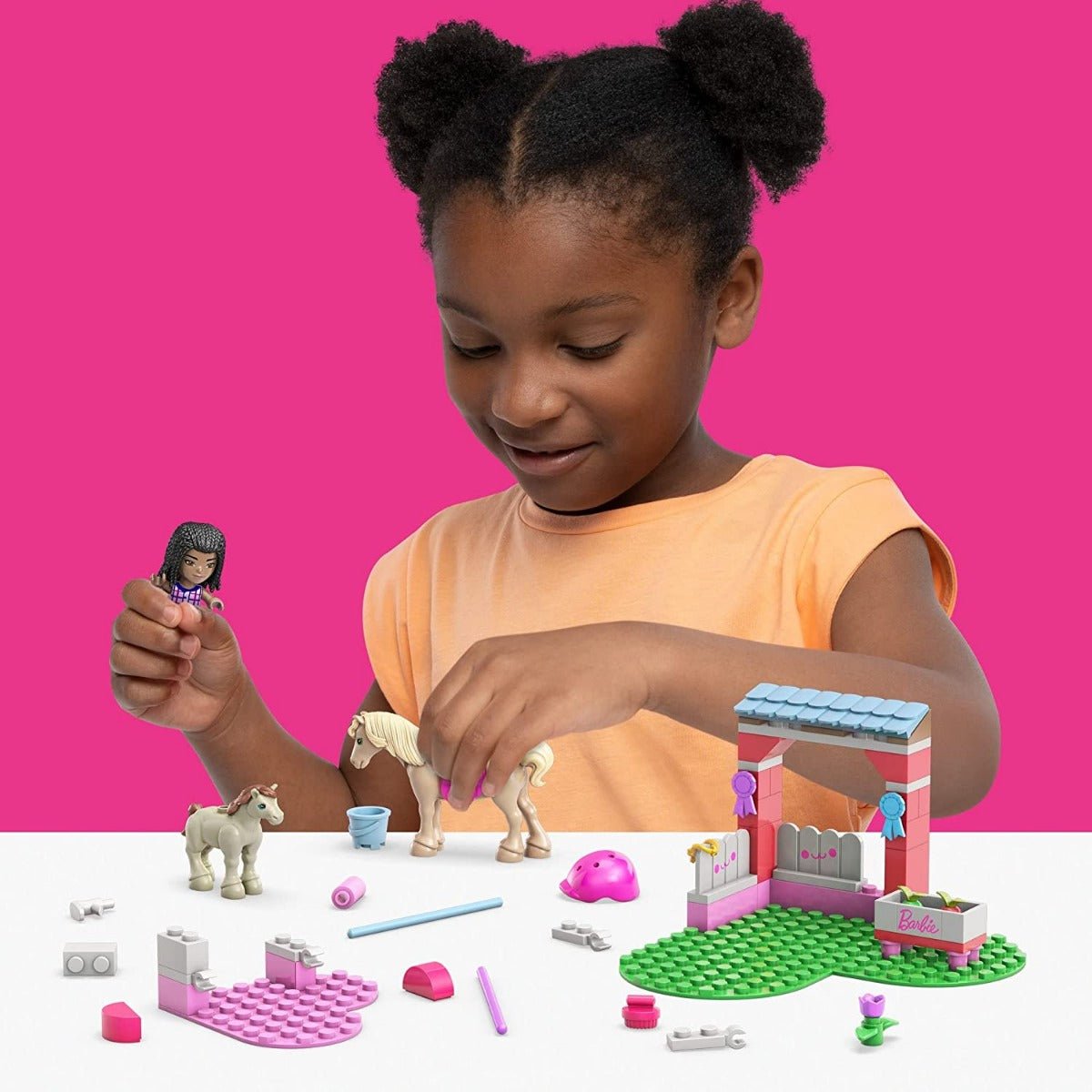 Mega Brands Barbie Horse Jumping HDJ84 - Colorland Toys