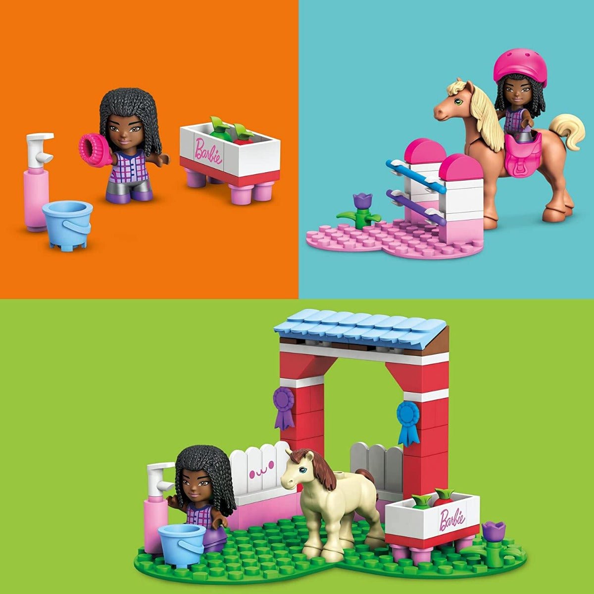 Mega Brands Barbie Horse Jumping HDJ84 - Colorland Toys