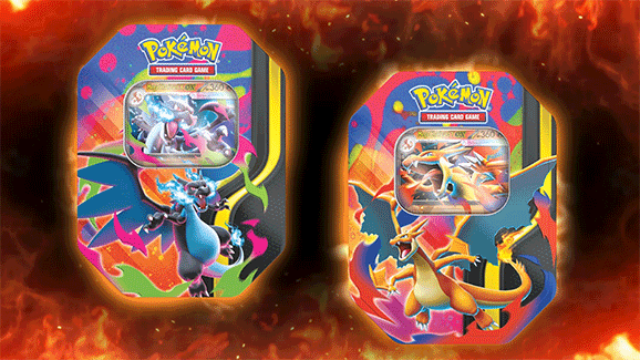 Pokémon TCG: Mega Charizard Tin Asstd. - Colorland Toys