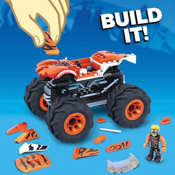Mega Construx Hot Wheels Tiger Shark Shaker Monster Truck GVM27 - Colorland Toys