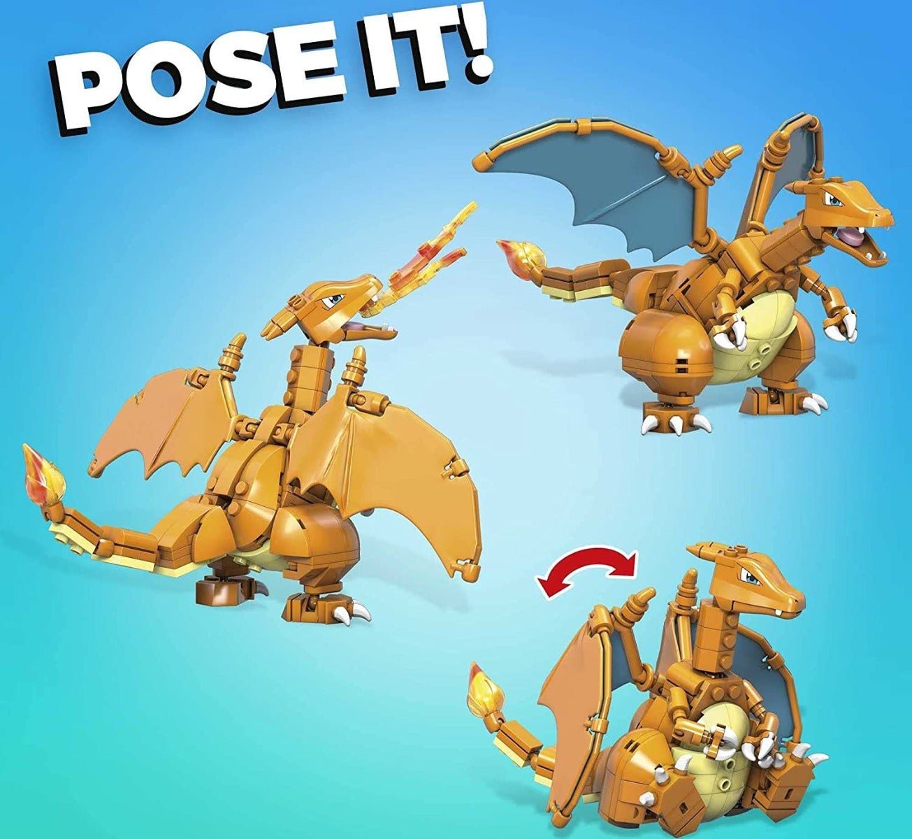 Mega Construx Pokemon Charizard Construction Set GWY77 - Colorland Toys