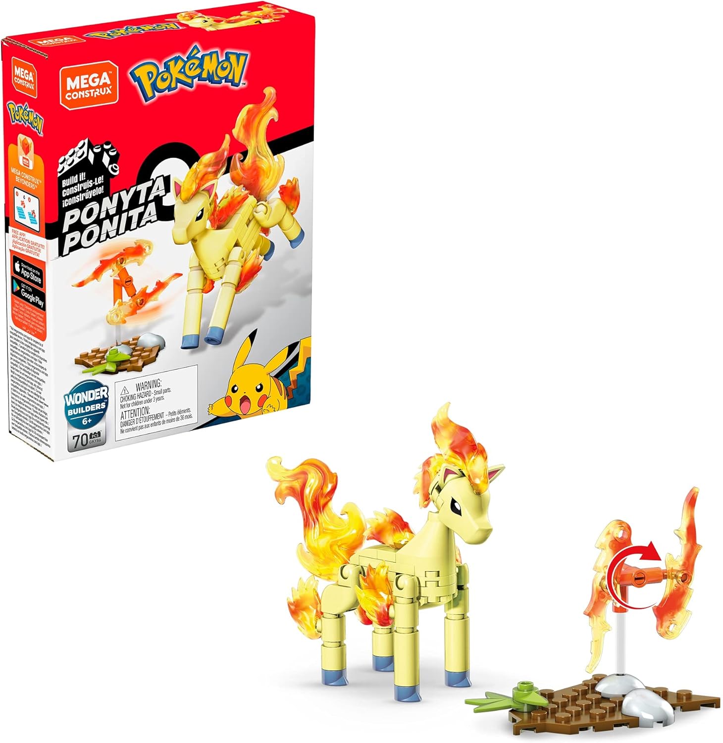 Mega Construx Power Pack Pokemon Sirfetch'D GDW29/GVK81 - Colorland Toys