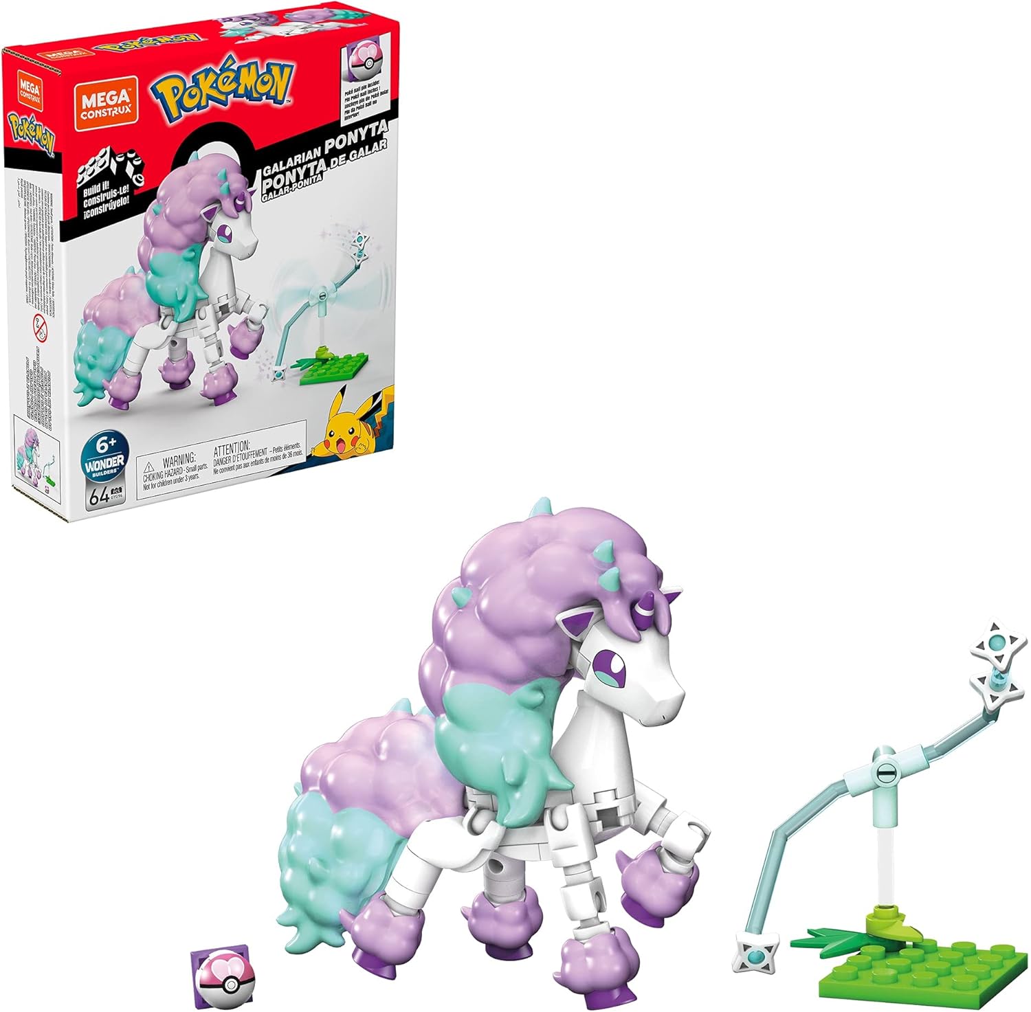 Mega Construx Power Pack Pokemon Sirfetch'D GDW29/GVK81 - Colorland Toys