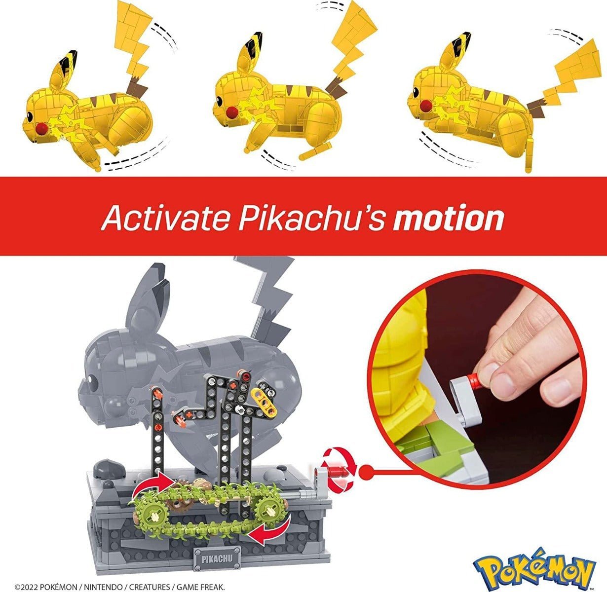 Mega Pokémon Motion Pikachu Mechanized Building Set HGC23 - Colorland Toys