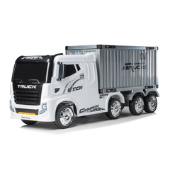 Megastar Battery Towing Container Ride On Truck White JJ2011 - Colorland Toys