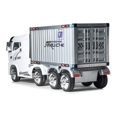Megastar Battery Towing Container Ride On Truck White JJ2011 - Colorland Toys