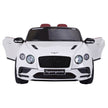 Megastar Car Bentley Ride on White 1155L