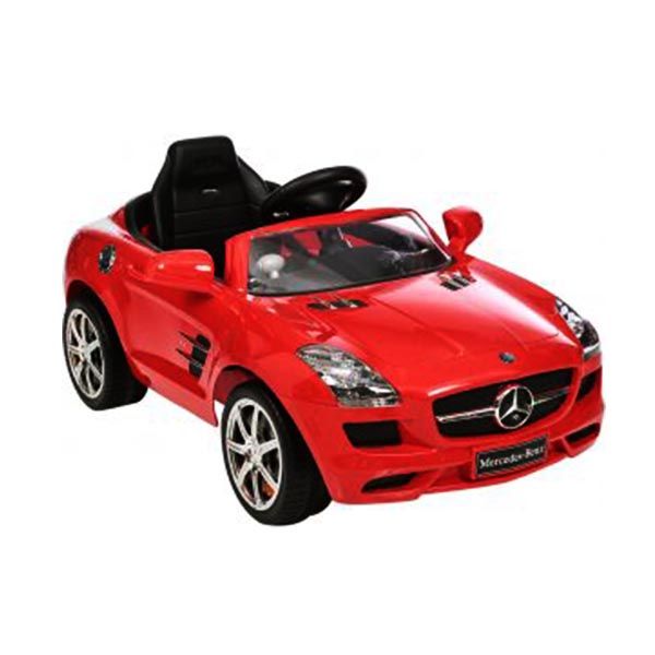سيارة مرسيدس بنز SLS 6V كهربائية مرخصة من ميجاستار، لون أحمر، 681R — image 1