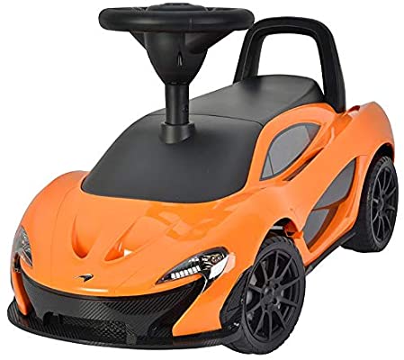 Megastar Licensed Ride On McLaren Push Car Orange 372A — image 3