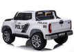 Megastar Licensed Ride On Mercedes Benz Police Car White 606J