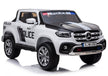 Megastar Licensed Ride On Mercedes Benz Police Car White 606J