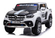 Megastar Licensed Ride On Mercedes Benz Police Car White 606J