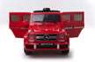 سيارة مرسيدس بنز G63 AMG ميجا ستار للركوب باللون الأحمر بقوة 168 حصانًا