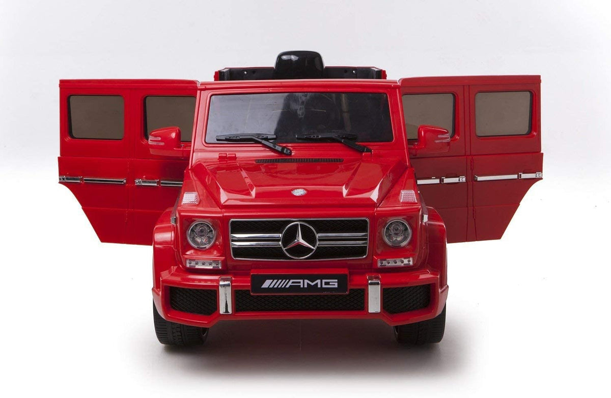 سيارة مرسيدس بنز G63 AMG ميجا ستار للركوب باللون الأحمر بقوة 168 حصانًا — image 1