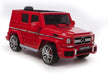 سيارة مرسيدس بنز G63 AMG ميجا ستار للركوب باللون الأحمر بقوة 168 حصانًا