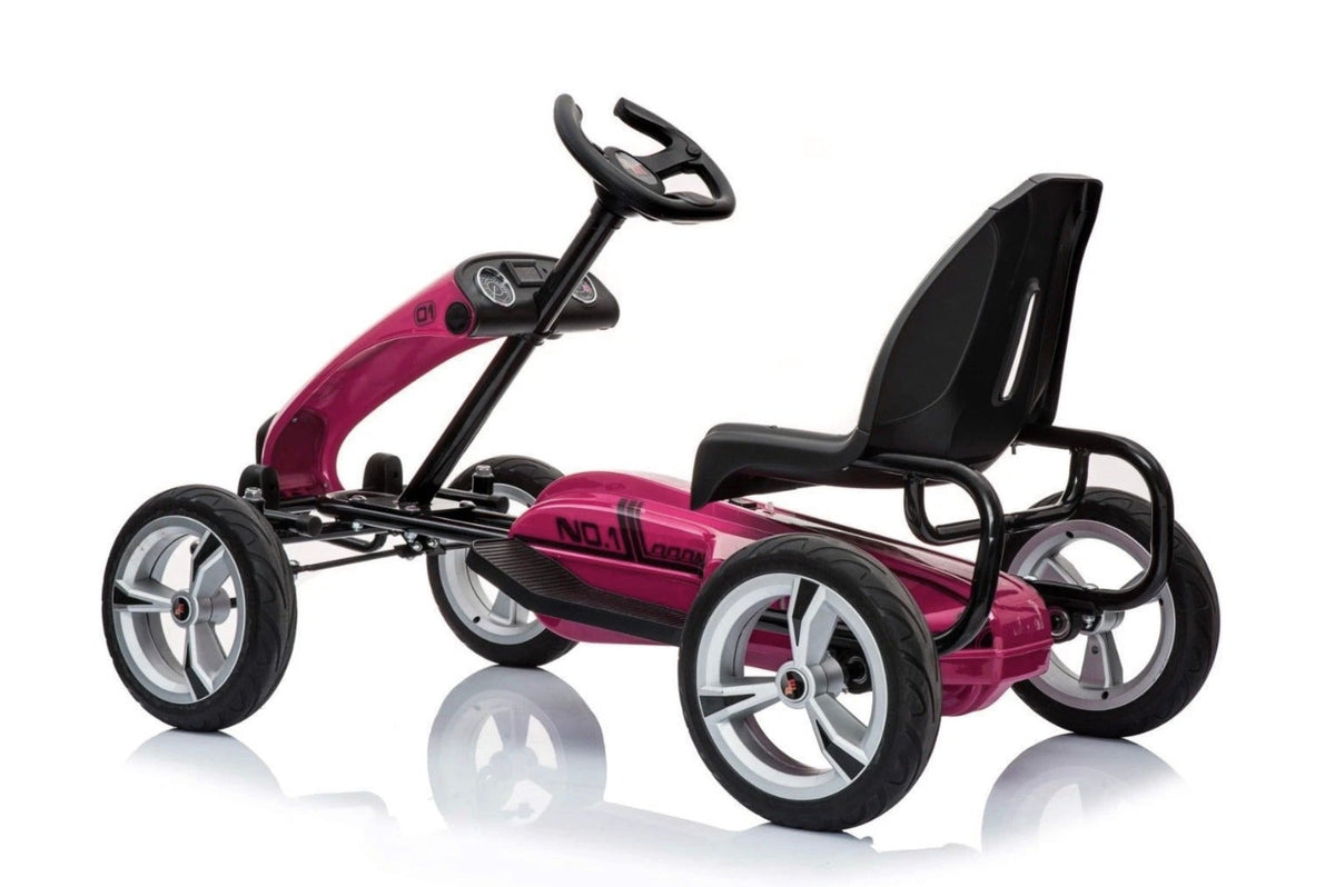 Megastar Ride On Go Kart Racer Pink DMD308A — image 3