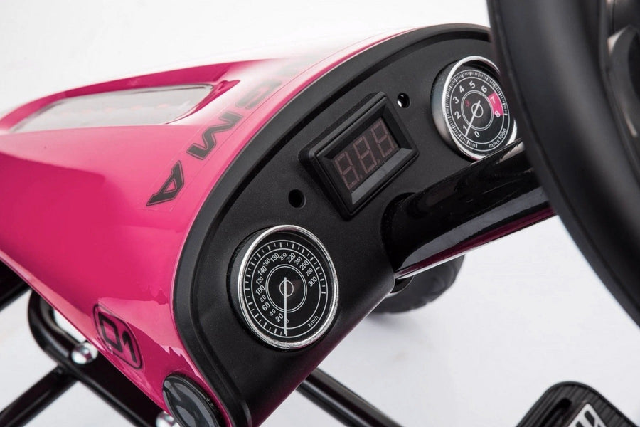 Megastar Ride On Go Kart Racer Pink DMD308A — image 4