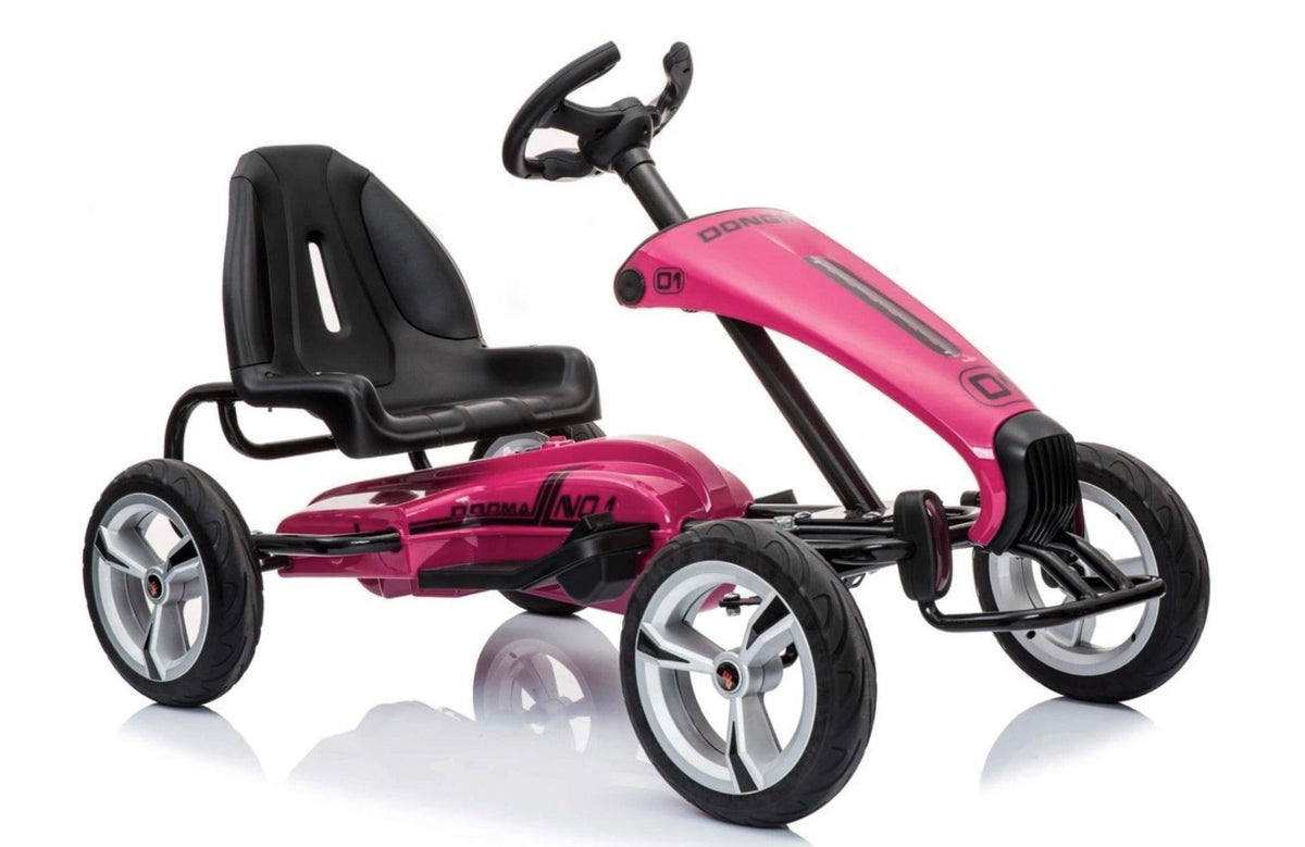 Megastar Ride On Go Kart Racer Pink DMD308A — image 2