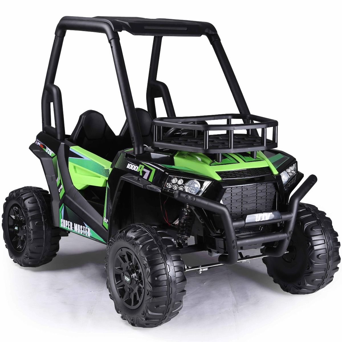 Megastar UTV Ride On Car Buggy For Kids Green JS360 — image 2