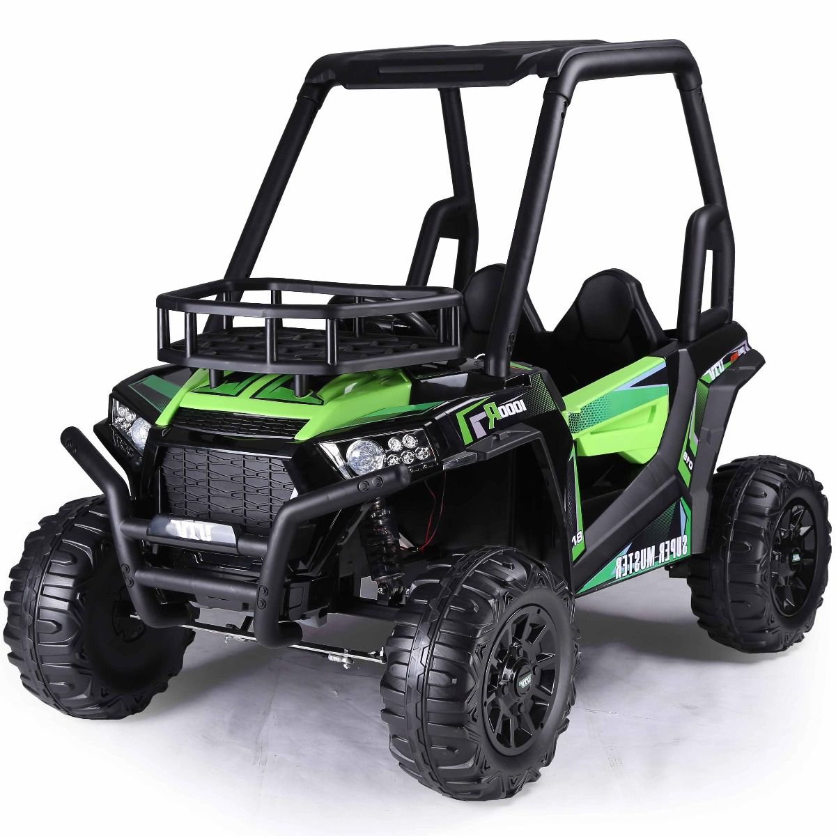 Megastar UTV Ride On Car Buggy For Kids Green JS360 — image 1