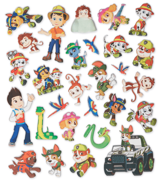 Melissa and Doug Paw Patrol Puffy Sticker Pad Jungle 33258 - Colorland Toys