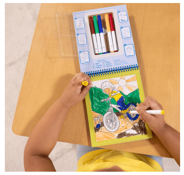 Melissa & Doug Colour by Number Activity Book Blue MD5378 — image 2