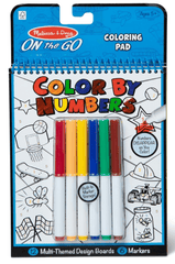 Melissa & Doug Colour by Number Activity Book Blue MD5378 - Colorland Toys
