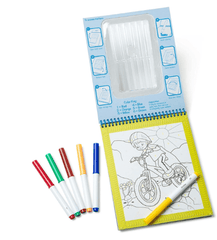 Melissa & Doug Colour by Number Activity Book Blue MD5378 - Colorland Toys