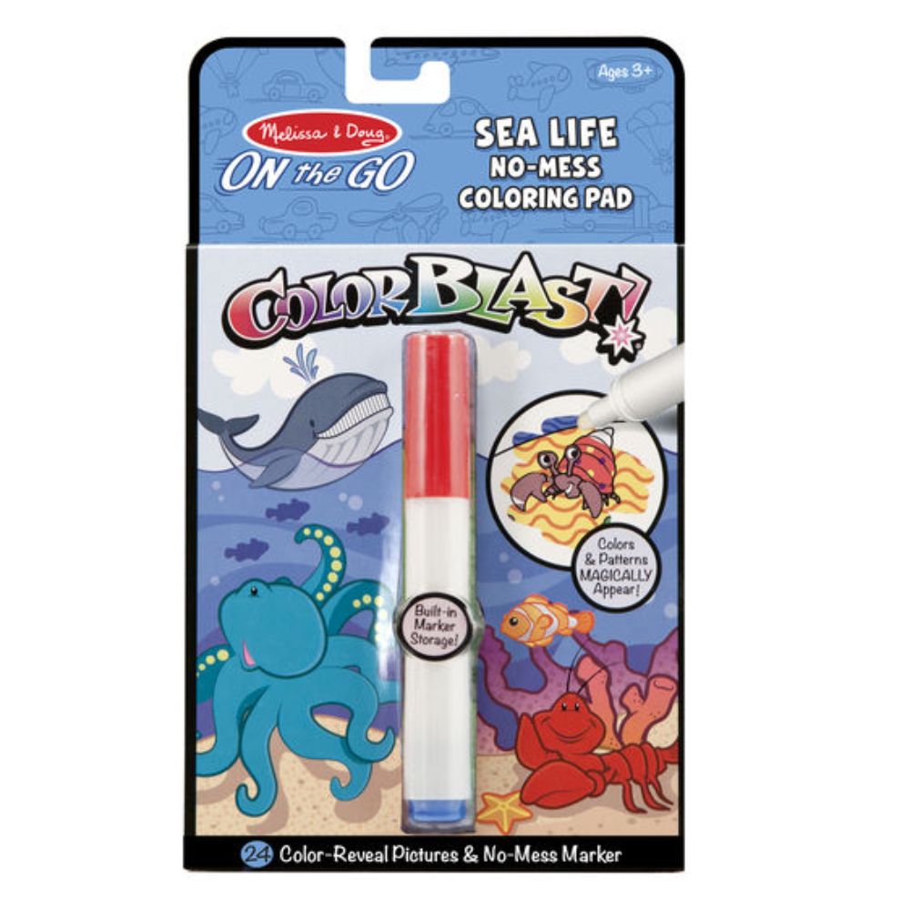 Melissa & Doug On The Go Colorblast Sea Life 5358 - Colorland Toys