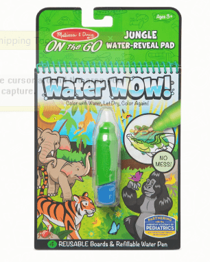 Melissa & Doug On The Go Water Wow Jungle Water Reveal Pad 30176 - Colorland Toys